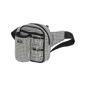 [크로커다일레이디]크로커다일레이디 크로커다일레이디 하운드투스 패턴 벨트 힙색_C