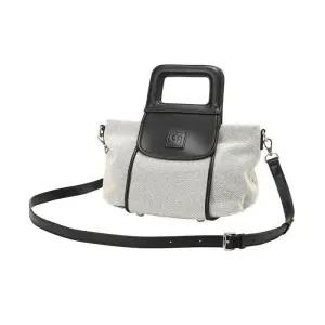 [크로커다일레이디]크로커다일레이디 캔버스 배색 미니 토트