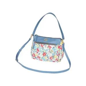 [크로커다일레이디]크로커다일레이디 컬러 플라워 가죽배색 토트 크로스백_CLESB1102