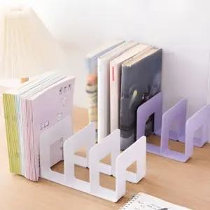 파스텔톤 4단 책꽂이 간이 책상책꽂이4단 북트레이 WsM5+6xbA