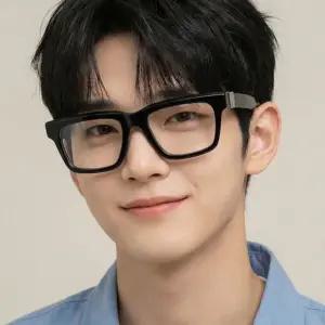 페라가모 안경테 SF2995 001 명품 패션 두꺼운 블랙 사각 뿔테