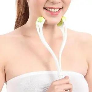브이라인만들기 간편롤링 얼굴 마사지기 손잡이 페이스롤러 얼굴롤러
