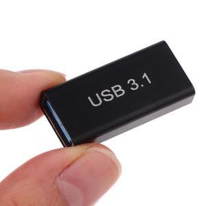USB 3.0 커플러 암-USB C 타입 암 스트레이트 컨버터 어댑터 속도, USB3.0 익스텐더 연결 1PC