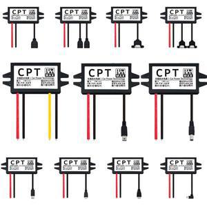 DC-DC 스텝 다운 벅 컨버터 전원 공급 장치 모듈, 자동차 남성 여성 USB 어댑터, 미니 마이크로 12V ~ 5V 3