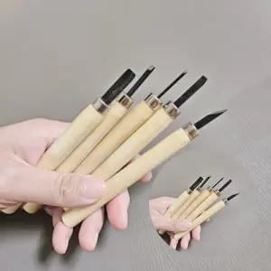 미술용 작업용 목공용 조각칼 판화칼 (5종세트) 1세트 도장 만들기용 지우개 조각 도구