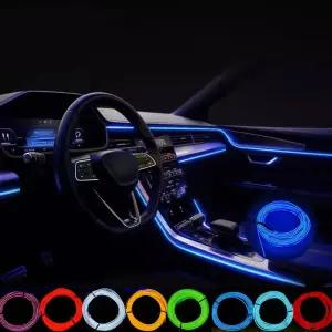 자동차 실내 엠비언트 라이트 풋등 무드등 LED 1M 2M 3M 5M 인테리어 조명 스트립 분위기 장식 램프 네온