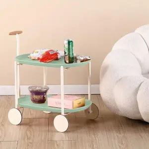 [하프클럽/셀러허브]가정용 사이드 테이블 웨건테이블 트롤리 2단