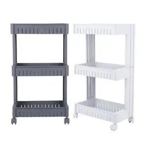 [하프클럽/셀러허브]이동식 정리함 트롤리 중형 3단