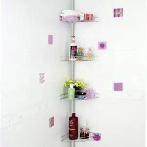 [하프클럽/셀러허브]스텐코너선반 욕실 4단