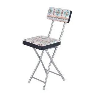 [하프클럽/셀러허브]쿠션 접이식 등받이의자 간이의자 휴대용 간이