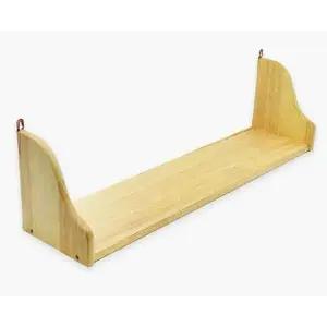 [하프클럽/셀러허브]원목 나무선반 선반 수납 나무 벽선반 중 600mm