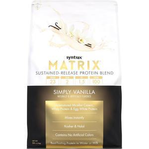 신트랙스 션 매트릭스 지속 방출 단백질 블렌드 심플리 바닐라 5파운드 빈 스펙