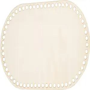 PH 팬더홀 나무 바구니 바닥 11.8 x 7.6 인치 타원형 받침대 셰이퍼 빈 코바늘 베이스 DIY 뜨개질 직조