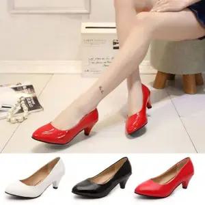 빨간구두 여성정장 구두 기본 여자구두 6cm 힐 여성구두