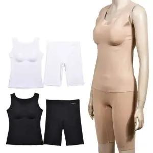 기모 심리스 브라런닝 세트