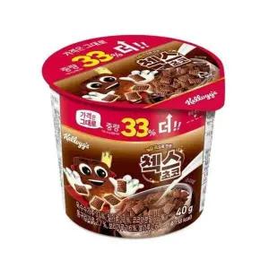 첵스초코 N5K4S6M2 컵시리얼 40gx12입 켈로그