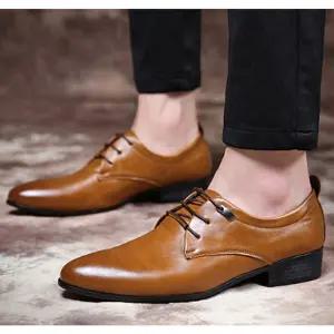 남성 뾰족 앞코 가죽 로퍼 1P 정장 구두 신발 화 남자 더비슈즈 캐주얼