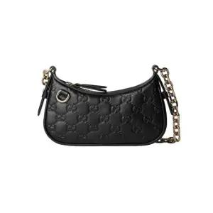 MUST IT_[정상가221만원] 풀구성품) 공식매장AS가능) 가죽 GG 미니 체인 숄더백 블랙 847091 AAFDV