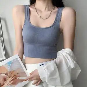 여성 5컬러 릴렉스 핏 스포티 크롭 나시 탑 운동복