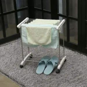 실내 빨래 건조대 1단 스텐 이동형 미니 건조대