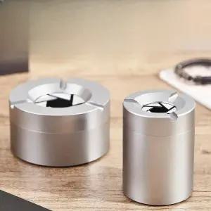 메탈 회전뚜껑 사이버 재떨이 차량용 탁상용