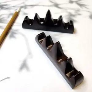 서예용 탁상용 원목 거치대 보관함 받침대 붓 정리대