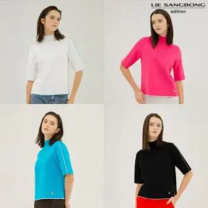 이상봉에디션 시그니처 에센셜 하프넥 니트