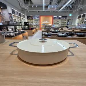 [BRK] 에볼루션 풀 인덕션 전골냄비 28cm (밀크)