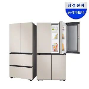 삼성 비스포크 AI 냉장고 김치냉장고 세트 RM70F90M1GD+RK70F49M2GD 에센셜베이지
