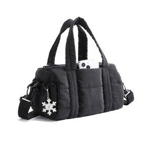 여성용 가방 스마트 레이키 포켓이 미니/미디엄 습식 가방, 탈부착 있는 및 요가 15L 체육관 제트 / 스트랩이 건식 5L 메이트 댄스 크로스바디 블랙