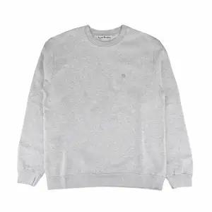 아크네 스튜디오 CI0186 92H 크루넥 플리스 스웨터 페어 그레이 멜란지