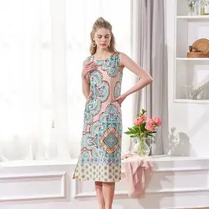 라페어 다이퍼 모티브 민트 인견 원피스 LWOFD135-MI1222864