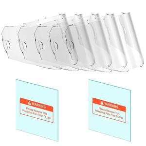 ANDELI 5개 대형 뷰잉 스크린 외부 교체 렌즈 및 OPTIM 시리즈 용접 헬멧용 내부 2개