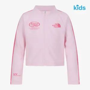 [노스페이스키즈]노스페이스 키즈 걸즈 서프 래쉬가드 집업 CANDY_PINK NJ5JS30U