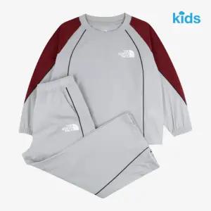 [노스페이스키즈]노스페이스 키즈 키즈 브리오 세트 GRAY NM5MS05T