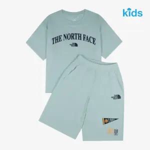 [노스페이스키즈]노스페이스 키즈 키즈 캠프플래그 크루세트 TEA NT7US16T