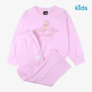 [노스페이스키즈]노스페이스 키즈 걸즈 블루시 세트 CANDY_PINK NM5MS04T