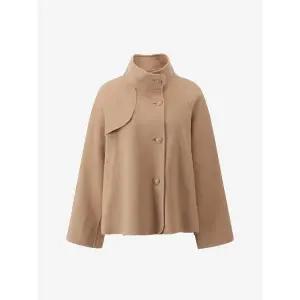 [듀엘](센텀시티점)하이넥 언발란스 코트 D254MSG251