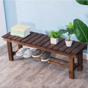 원목 방부목 야외 벤치 의자 평벤치 평의자 1.5m 1.8m 카페 식당 웨이팅 대기 현관 나무