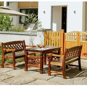 북유럽 빈티지 야외 원목 방부목 테이블 벤치 의자 세트 4인 앤틱 레트로 나무 카페 식당