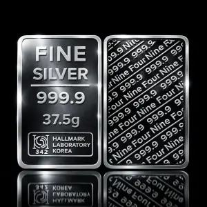 10돈 순은 실버바 999.9% 포나인 37.5g 돌잔치 생일 선물 축하 은테크 은투자 보증서