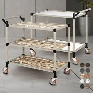 [골드스마일]일반형 2단 3단 특대 주방카트 원목트롤리 업소용서빙 드레싱카