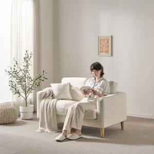 밀로 조야 패브릭 2인용 소파