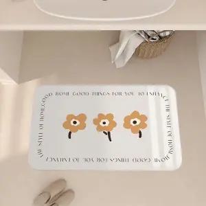 [골드스마일]침대 카페 물흡수 발매트 라이트브라운 주방 면규조토