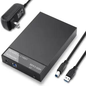 하드 드라이브 인클로저 RSHTECH USB 3.0 to SATA 외장 도킹 스테이션 3.5인치 I/II/III HDD SSD 최대 16TB
