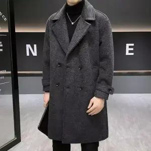 야무치 남친 모직 캐주얼 가을 칼라 정장자켓 정장 데일리룩 코트 KUK3