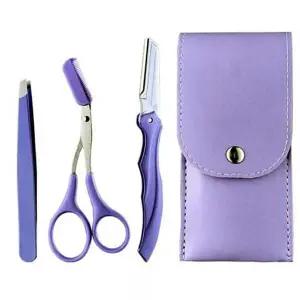 [골드스마일]3종 눈썹칼 도구 세트 정리 트위저 숱가위 남여 눈썹