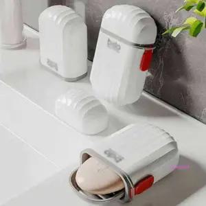 보관함비누 여행용 2개 화이트 휴대형 케이스 비누통 정리함xyz410