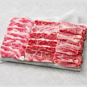고기집 3대장 소 갈비살 살치살 우삼겹 구이 모둠 600g
