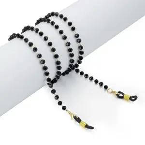 블랙 실버 크리스탈 비즈 안경줄 마스크홀더 orN1+8zxS